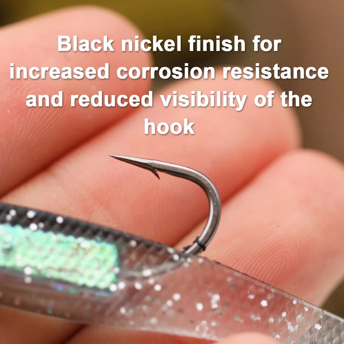 Mehke vabe swimbait z jig glavo, paket 5 kosov