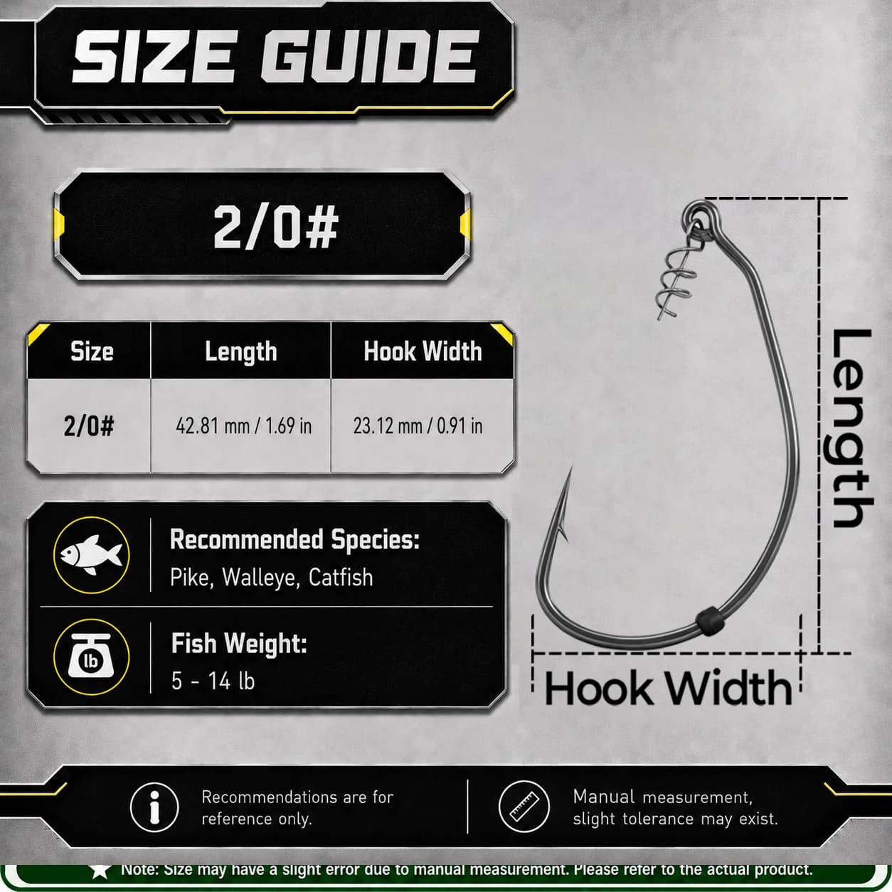 Wide-gap trnka za swimbait brez zapletanja, 25 kosov